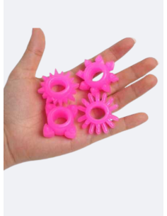 Set de 4 anillos...