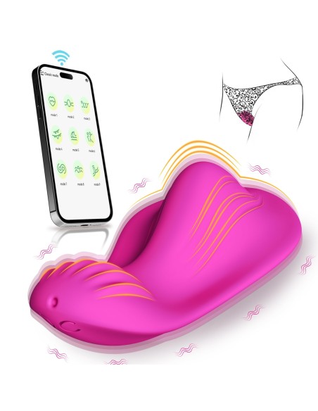 Vibrador Butterfly Tipo Tanga con App | Estimulación de Clítoris a Distancia